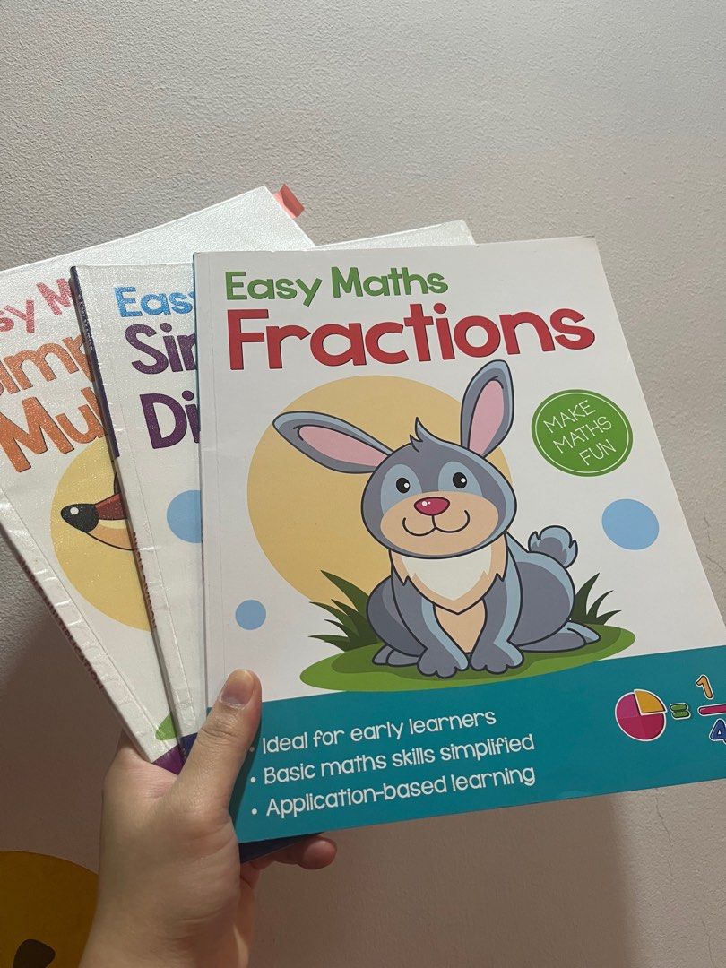 Easy Maths Workbooks set (Category: Textbooks) located in Manila. Submitted by jrlua (Listing ID 1371112039, Image 2). Description: Very useful workbooks .
