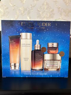 [New Stock] New ESTEE LAUDER Advanced Night Repair Anti-Aging Skincare Set (5 Pieces) Contents: Little Brown Bottle Cleanser 100ml + Advanced Night Repair Serum 200ml + Little Brown Bottle Essence 100ml + Advanced Night Repair Light Cream 100ml + Anti-Blue Light Eye Cream 15ml628678637443861128