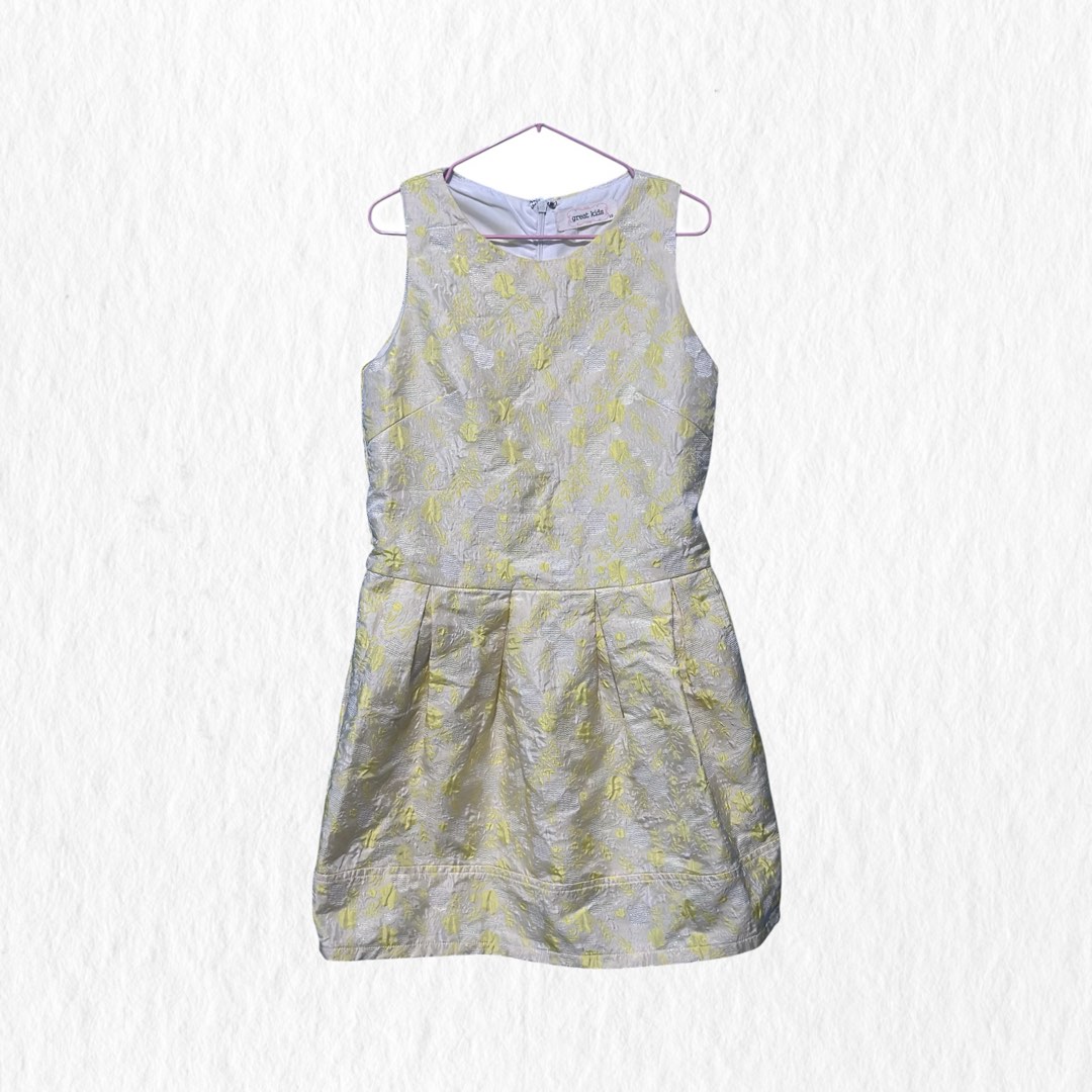 Dress For Boy Child In Tough Print Yellow Color
