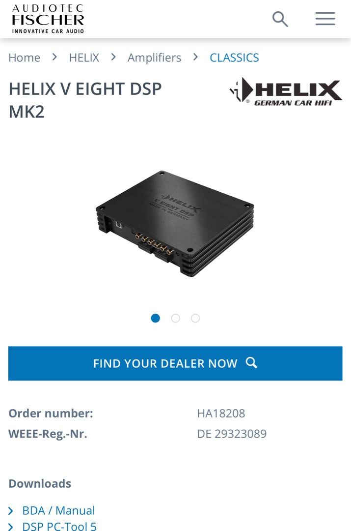 HELIX V EIGHT DSP MK2 + DIRECTOR HELIX V-EIGHT DSPとDIRECTORの