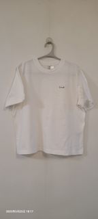 H&M DIVIDED 基本款白色T恤，棉質，尺寸M（165/96A），男女通用63001380867201110