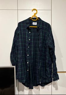 Inhere 墨綠色格仔恤衫64226229304065110