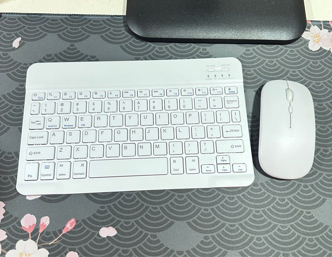 iPad bluetooth keyboard w/ mouse (Category: Computer Keyboard) located in Calamba. Submitted by yewbi (Listing ID 1370979501, Image 1). Description: loc: calamba, laguna - only used once - works on android too (bluetooth connection) - will include batteries (for mouse) - keyboard is rechargeable - rfs: this is an extra, decluttering.