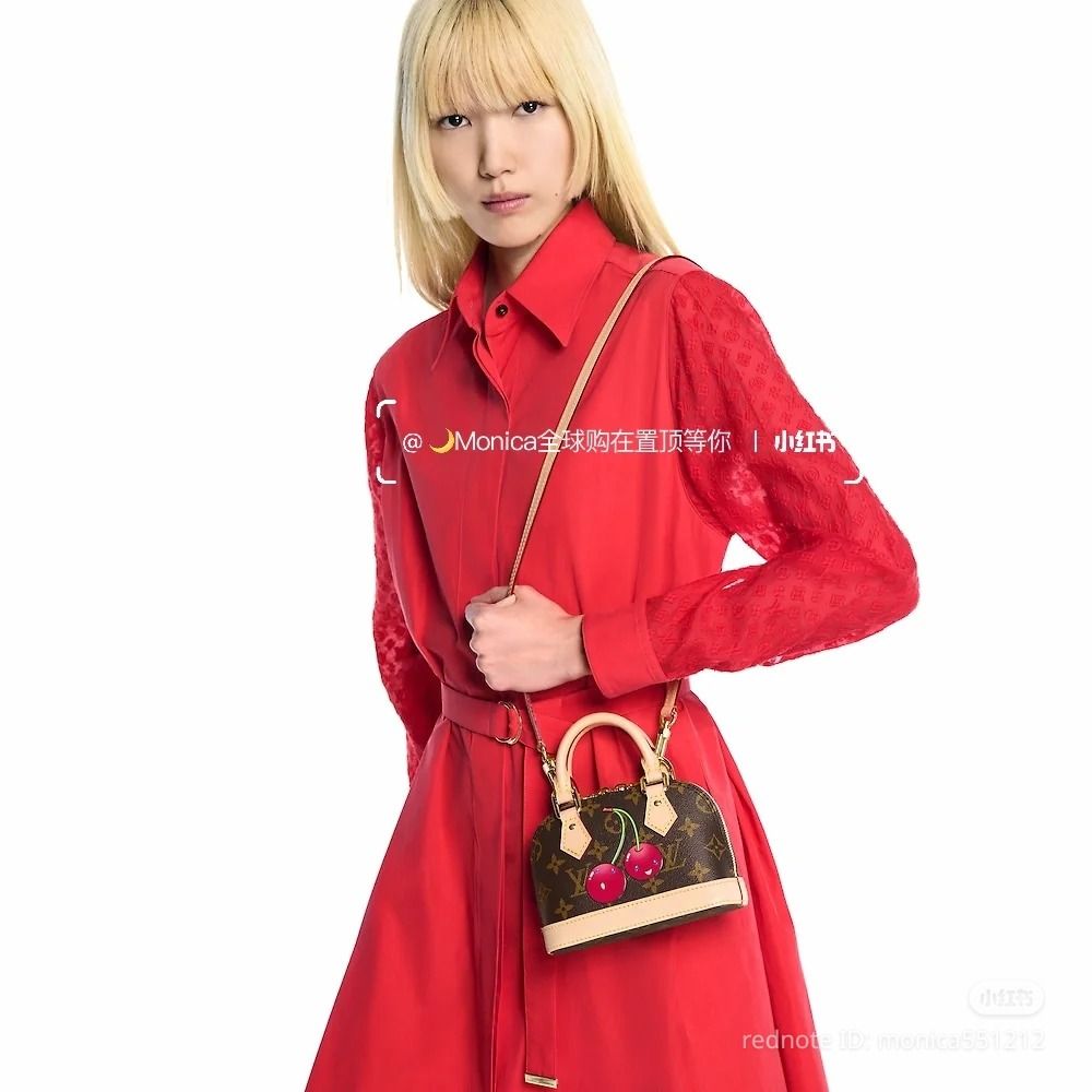 【村上隆コラボ☆プレイフルなチェリー】LV × TM ナノ・アルマ ルイ・ヴィトン】「LOUIS VUITTON × MURAKAMI」色鮮やかな