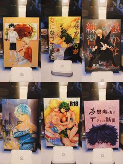 My Hero Academia Dj Yaoi bl 500 set of 6
