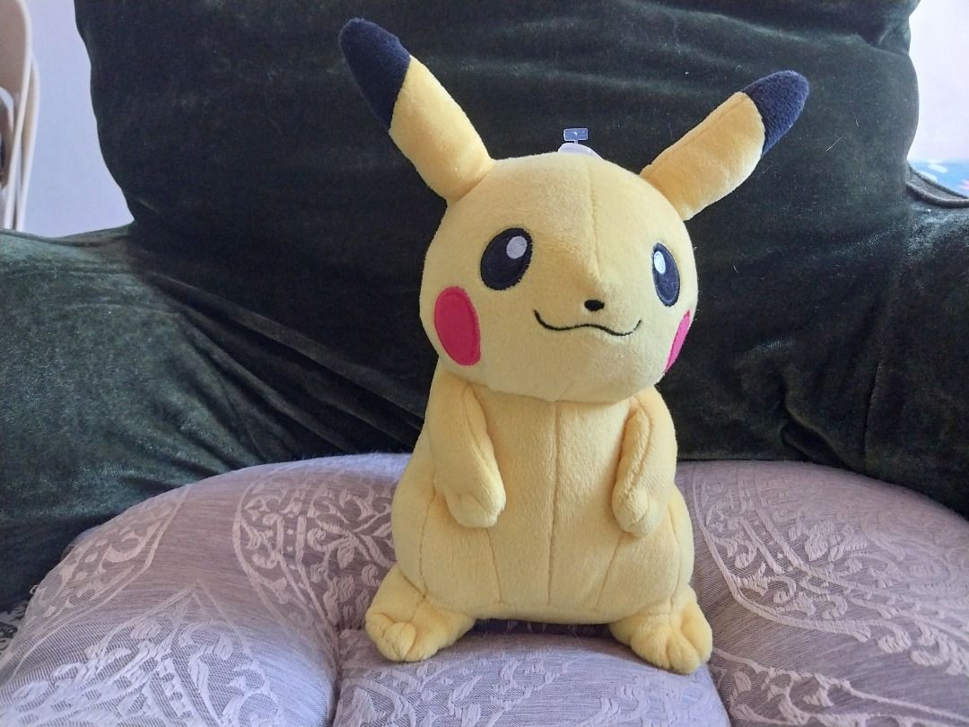 Nintendo Pokemon Plushie Pikachu (Category: Plushies & Soft Toys) located in Bacoor. Submitted by niceobi (Listing ID 1371135063, Image 1). Description: - Pikachu is 6 inches tall - In good condition, maybe dusty - Tags not included .