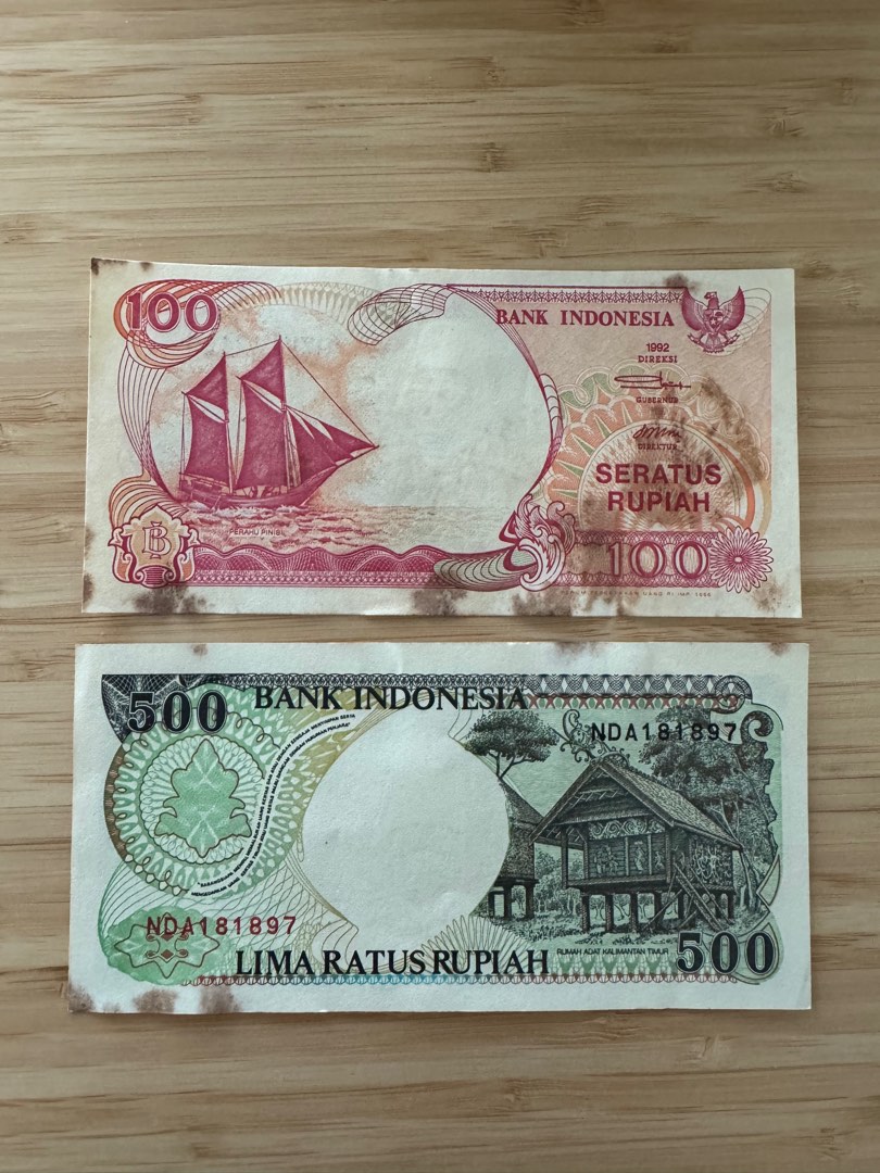 Old Indonesian Rupiah Notes 1992, Hobbies & Toys, Memorabilia ...