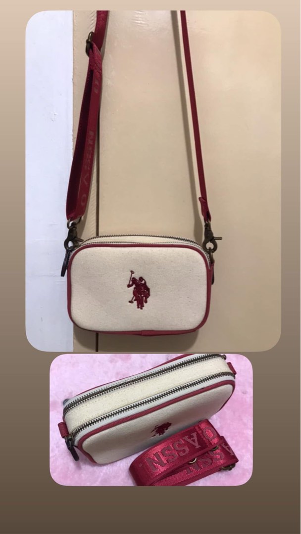 original us polo camera crossbody bag, Women's Fashion, Bags & Wallets ...