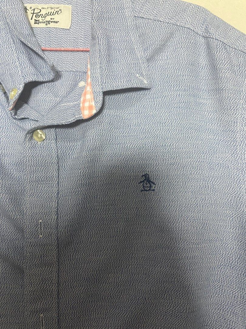 Penguin Polo buttondown (Category: Formal Shirts) located in Pasay City. Submitted by philippps (Listing ID 1371116283, Image 2). Description: Penguin Polo buttondown 10/10 condition Used twice lang Xl slim fir on tag Large fit 22x28.