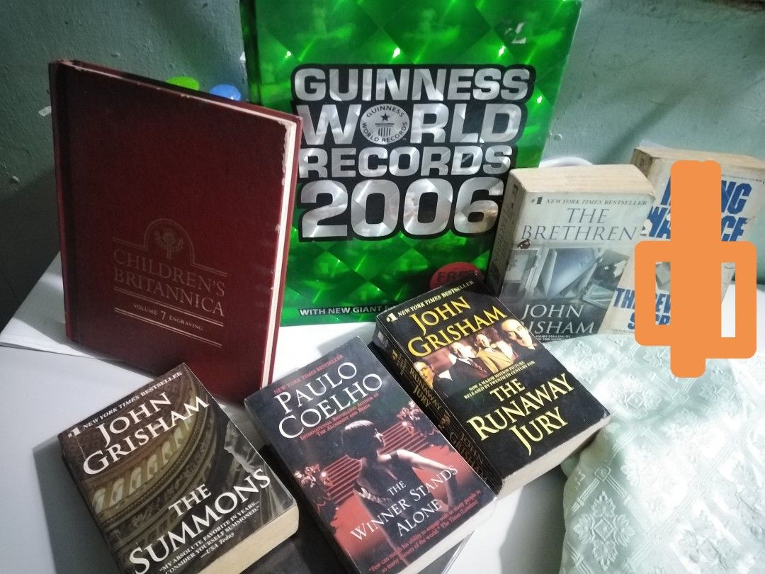 ALL FOR 300, 2ND HAND BOOKS (Category: Children's Books) located in Taguig. Submitted by juls0607 (Listing ID 1371131463, Image 1). Description: 4pcs 2nd hand pocket books Children's Britannica 2006 Guinness World Records Complete pages All for only 300pesos..