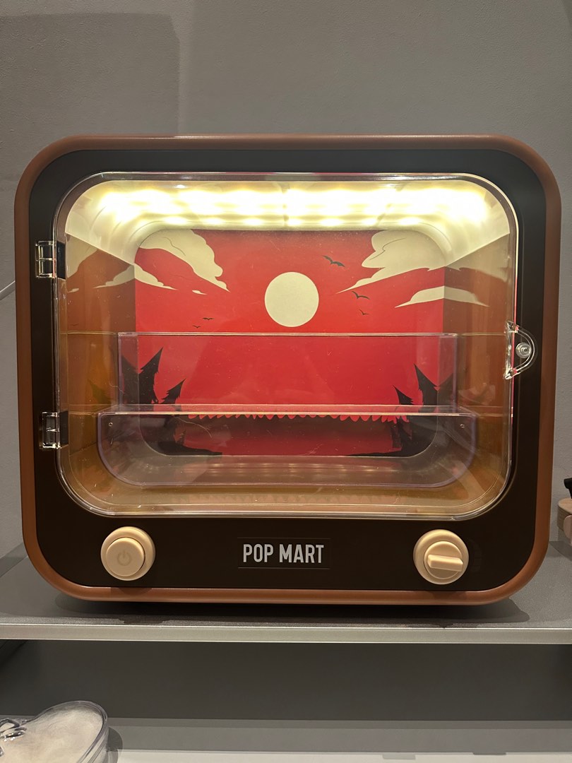 Authentic Popmart Dimoo Don’t sleep TV Tonight Luminous Figure display ...