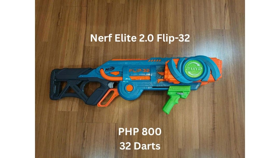 Pre-loved Nerf guns (Category: Action & Battle Toys) located in Quezon City. Submitted by binctan (Listing ID 1371026927, Image 2). Description: Pre-loved Nerf guns 2nd batch.