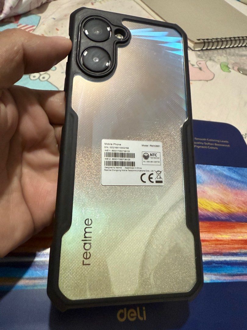 Realme 10 pro 5g (Category: Realme) located in Pasig City. Submitted by engr_mark (Listing ID 1371021552, Image 2). Description: 16GB RAM 256 GB 99% Smooth pwede sa maarte No charger and box Gaming phone 5g Lalamove or grab or meet up at Meralco ortigas or sm sta mesa only .