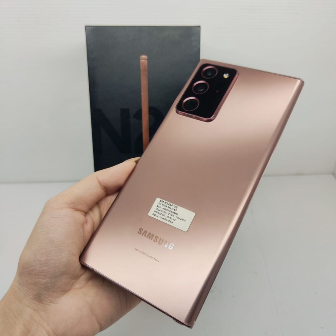 Samsung Galaxy Note 20 Ultra Bronze 8/256GB Fullset Mulus No Minus Like NEW