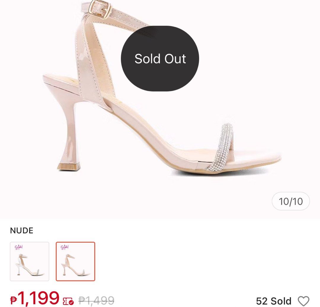 Sofab! Azula Heels in Beige (Category: Heels) located in Manila. Submitted by tzui.dclutter (Listing ID 1371088139, Image 3). Description: Used twice Size: 38 Heel: 3 inches Flaw: See last photo No Box Mode of Payment: Gcash/Maya/BDO/Seabank/Gotyme Shipping via SDD (lalamove/grab) LBC or Gogoexpress Location: Valenzuela City Message for inquiries.