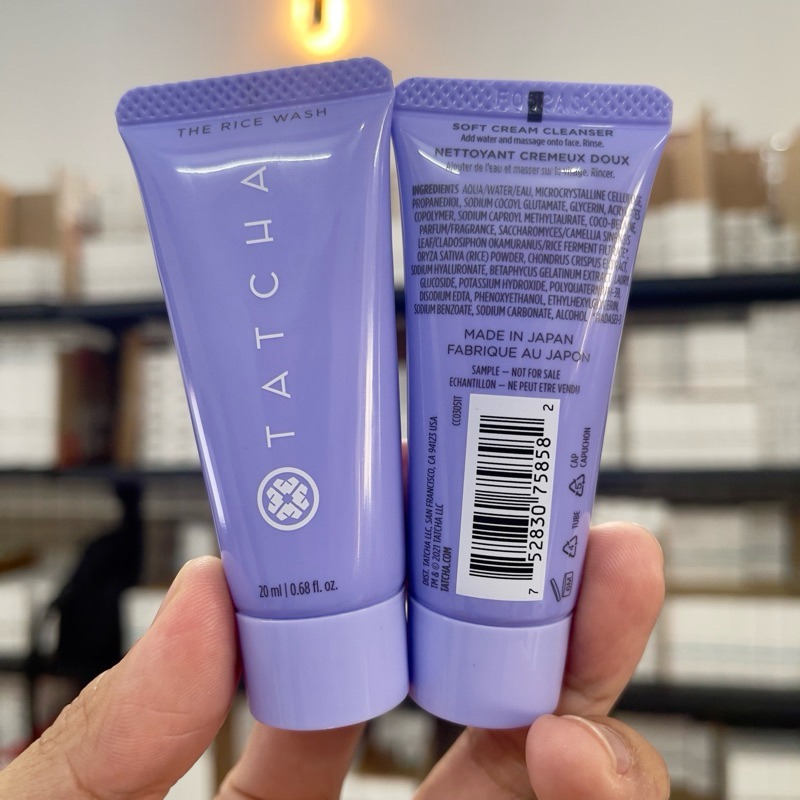 Tatcha The Rice Wash 20ml, Beauty & Personal Care, Face, Face Care ...