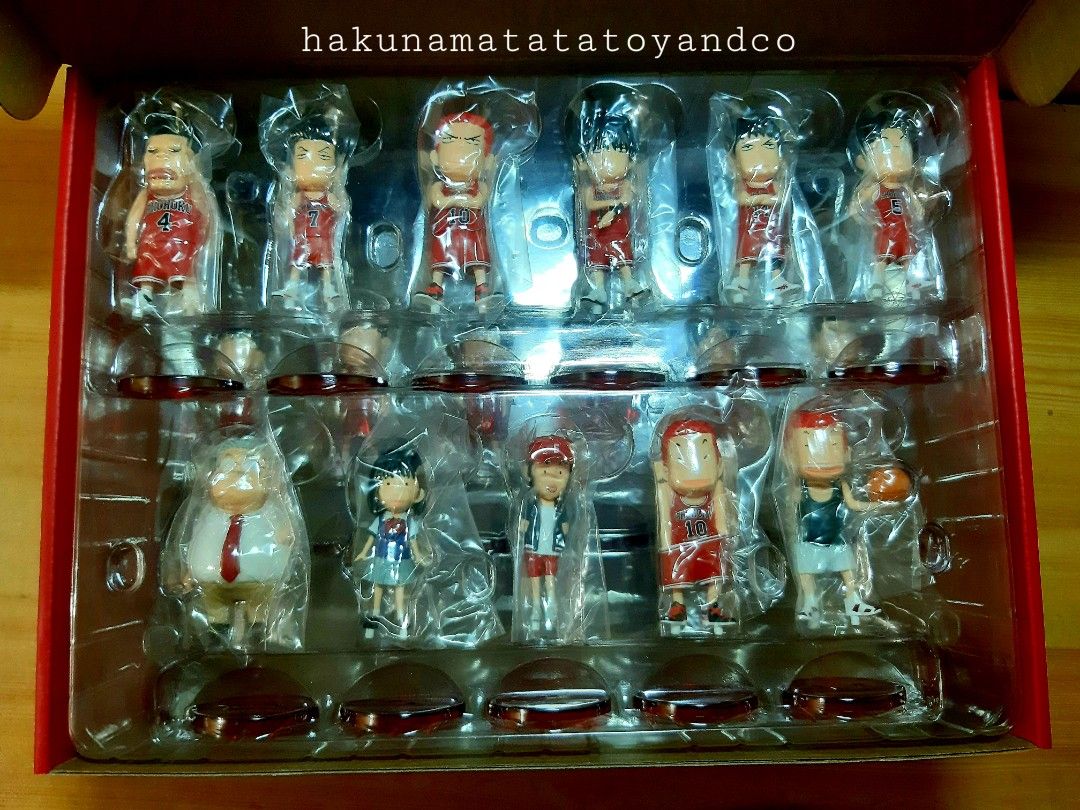 The First Slam Dunk Figure Collection Shohoku Complete Set Movie Japan Bandai Spirts (Category: Figurines & Statues) located in Cavite. Submitted by hakunamatatatoyandcollectibles (Listing ID 1371069083, Image 1). Description: The First Slam Dunk Figure Collection Shohoku Complete Set Movie Japan Bandai Spirits Direct from Japan Box pm for more info.