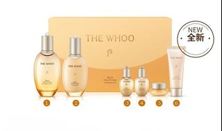 [New in stock] THE WHOO Gongchenxiang Su Ru six-piece skincare set, hydrating, elastic, firming, balancing oil and moisture upgraded version, smooth and lightweight texture for skin628631432284181117