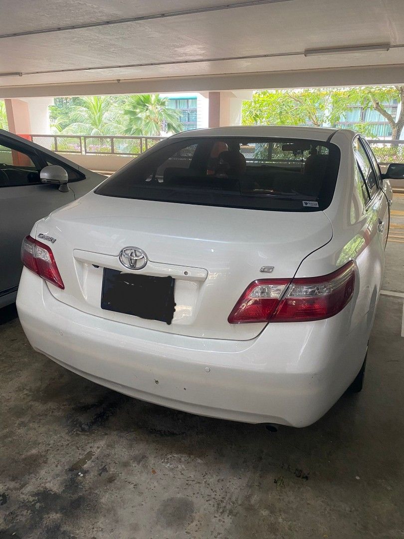 Toyota Camry for Long Term Monthly Leasing (Category: Car Rental) located in Singapore. Submitted by neoboonhua1973 (Listing ID 1371152783, Image 3). Description: Non Phv Usage Toyota Camry Auto for Monthly Leasing $70.00 Daily Nice Bidded number Able drive to Malaysia . 1 month rental + 1 month deposit . Contract 3 , 6 , 9 , 12 months ..