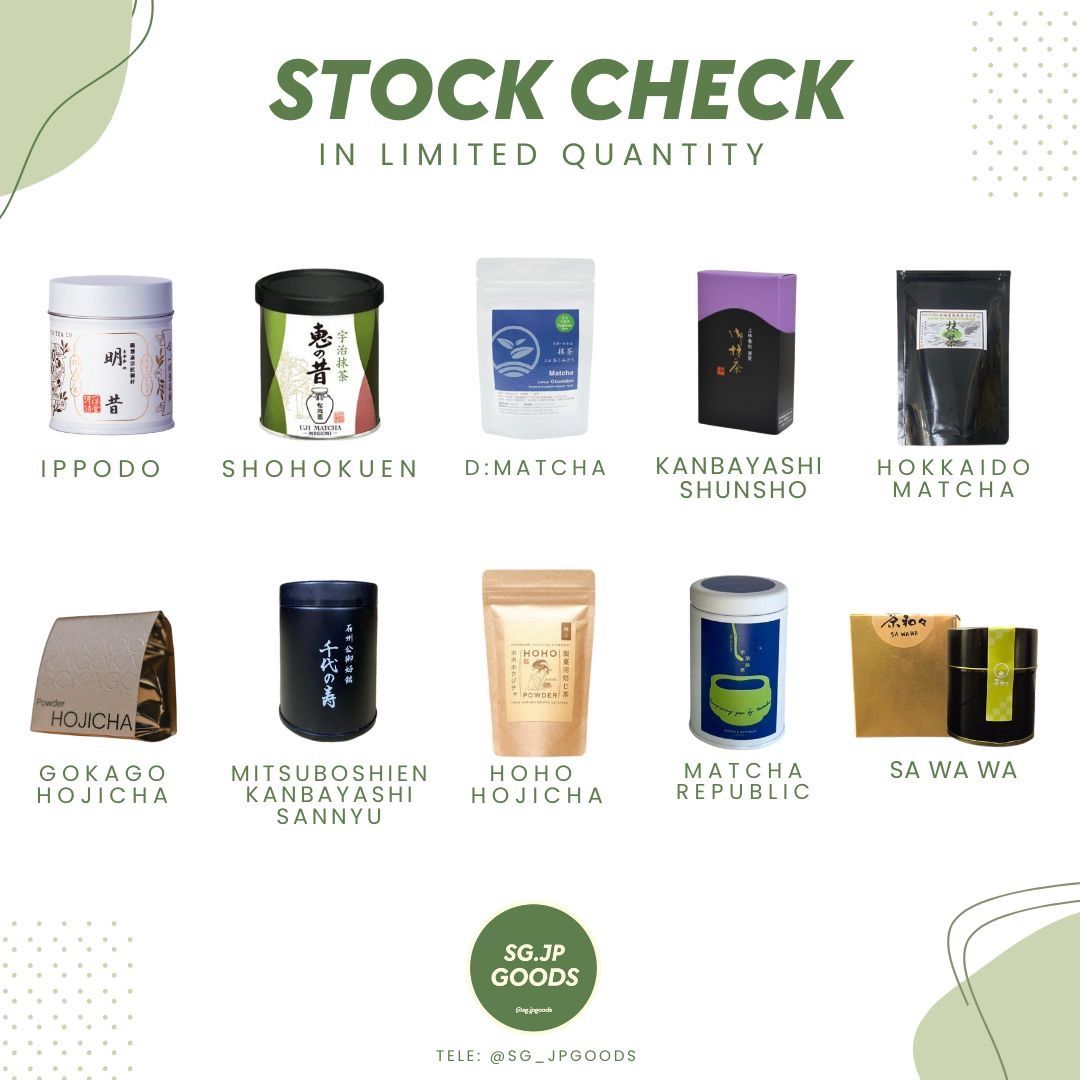 [UPDATED ALL STOCK] Matcha Powder List, Food & Drinks, Beverages on ...