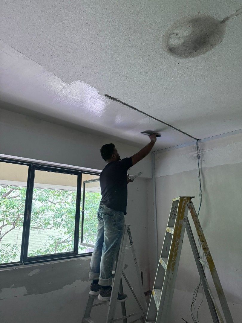 Wall plastering and painting62863076324609111