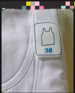 Father's Day Gift @ 38 Size Vest, Chrysanthemum Brand Men's 100% Combed Cotton Sleeveless Underwear Base Layer Shirt, Sweat Absorbing Best for Summer, Brand New Never Worn62980459632003113