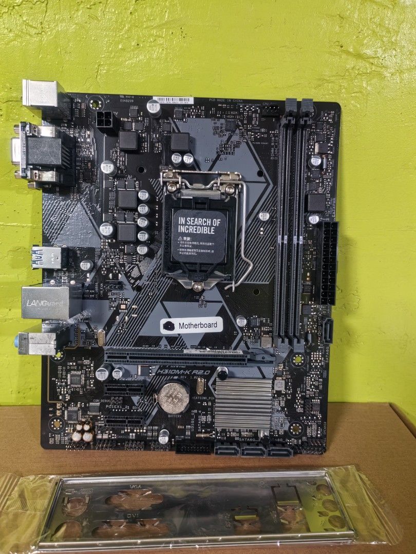Asus H310M-K R2.0 Used (Category: Computer Parts) located in Taguig. Submitted by j.pc_2022 (Listing ID 1371219091, Image 3). Description: Asus H310M-K R2.0 Used No issue MESSAGE nlng kau sa fb page ko J Pc Computer Services.