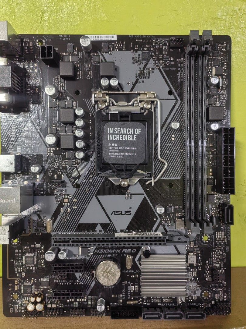 Asus H310M-K R2.0 Used (Category: Computer Parts) located in Taguig. Submitted by j.pc_2022 (Listing ID 1371219091, Image 2). Description: Asus H310M-K R2.0 Used No issue MESSAGE nlng kau sa fb page ko J Pc Computer Services.