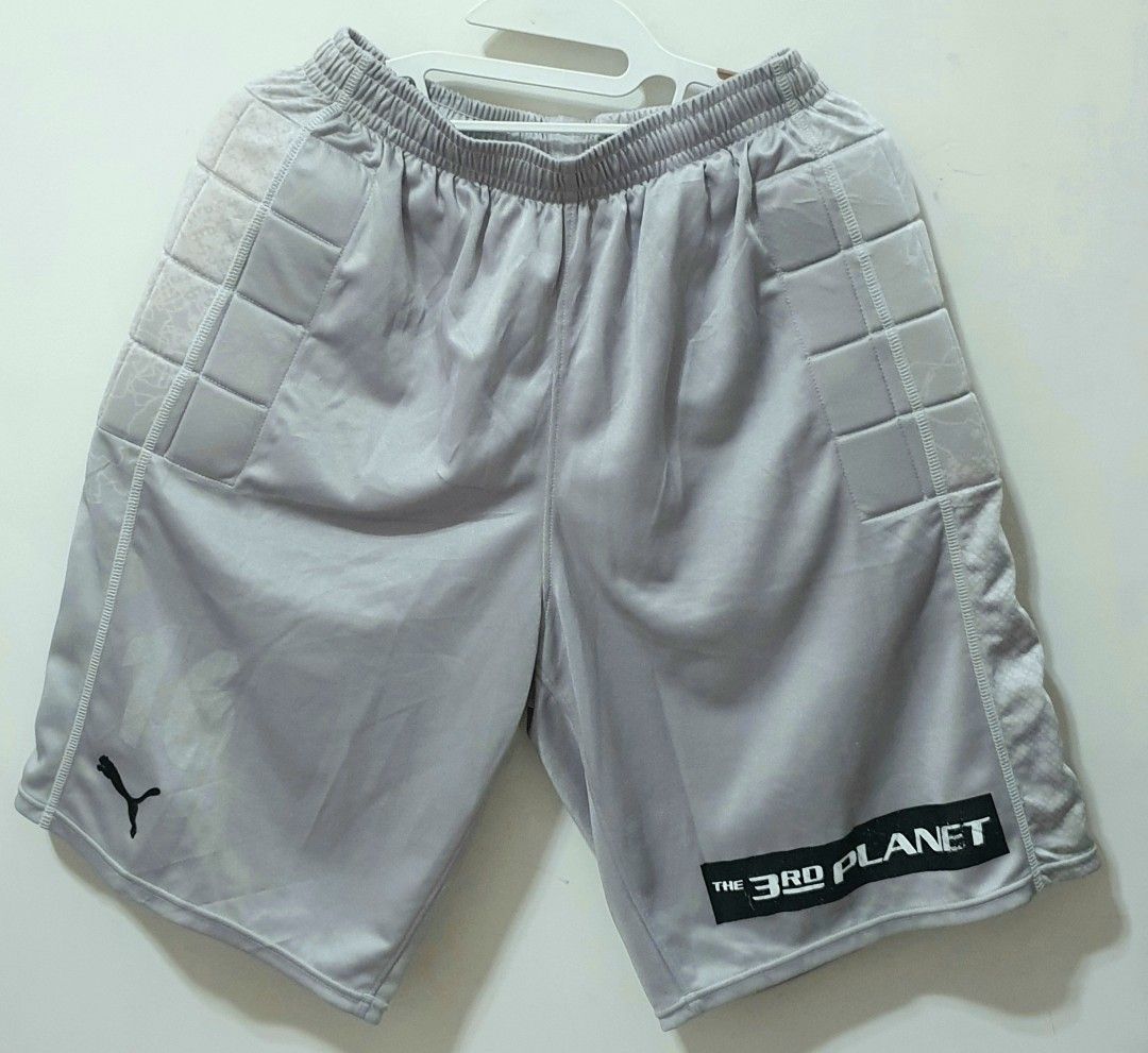 Celana olahraga celana kiper goalkeeper pants PUMA, warna silver soft  grey