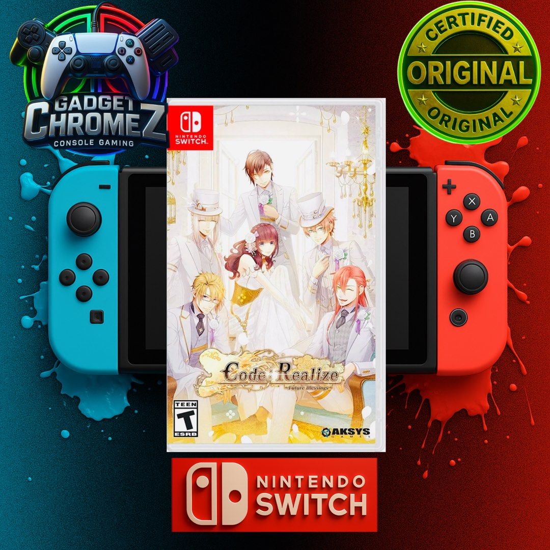 Code Realize Future Blessings | Nintendo Switch Game | BRANDNEW (Category: Nintendo) located in San Jose del Monte. Submitted by gadget_chromez (Listing ID 1042515041, Image 1). Description: CODE: REALIZE -FUTURE BLESSINGS- BRANDNEW / SEALED Physical Cart. Safely packed with 2 layers of thick bubble wrap for maximum protection upon shipping out..