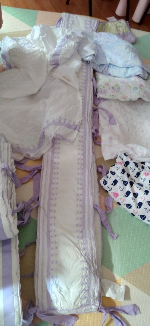 Crib bumper only (pottery barn) (Category: Bed Guards) located in Quezon City. Submitted by kerenbree256412 (Listing ID 1341698493, Image 2). Description: Brand: Pottery Barn Seldom used RFS: Decluttering MOP:Gcash only.