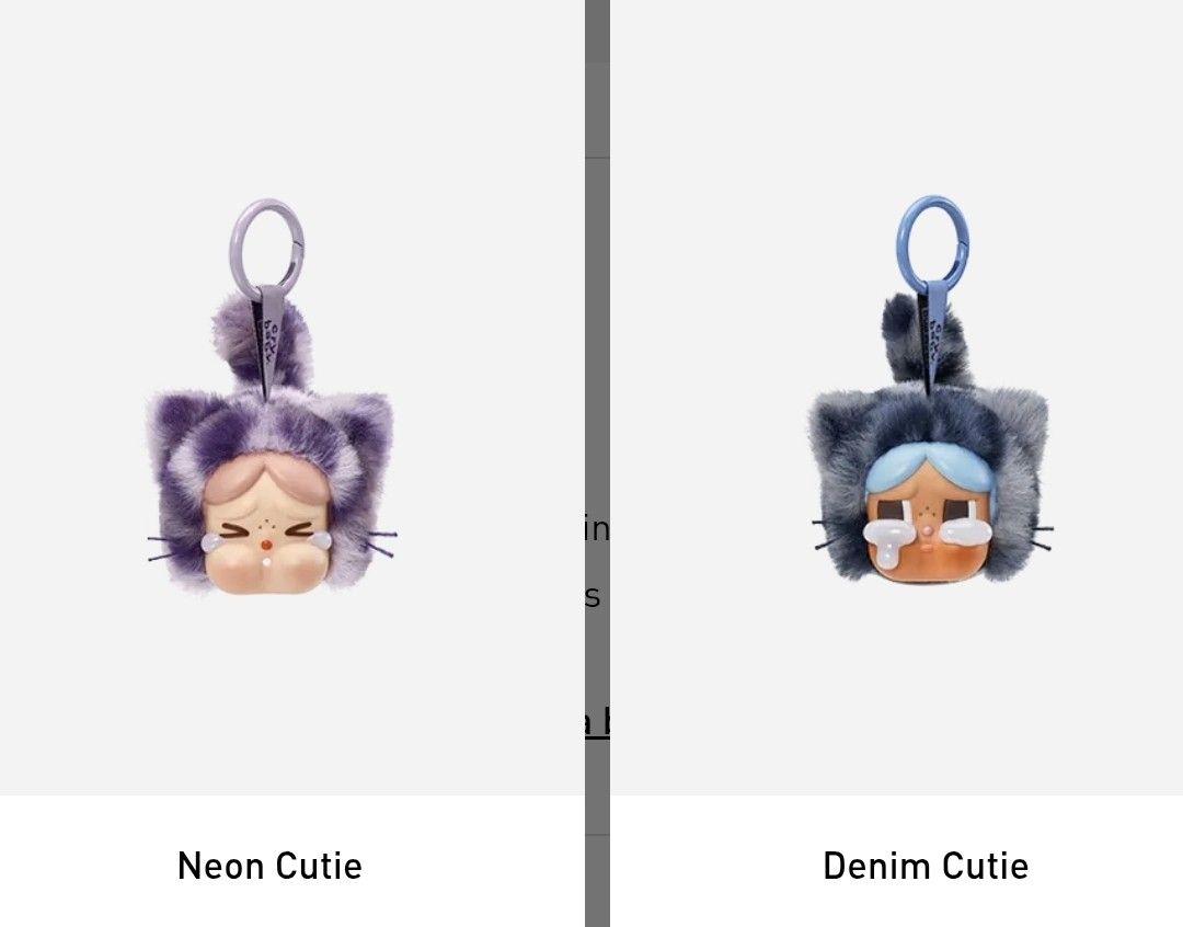 Ready Stock] CRYBABY Wild but Cutie (Denim/Neon), Hobbies