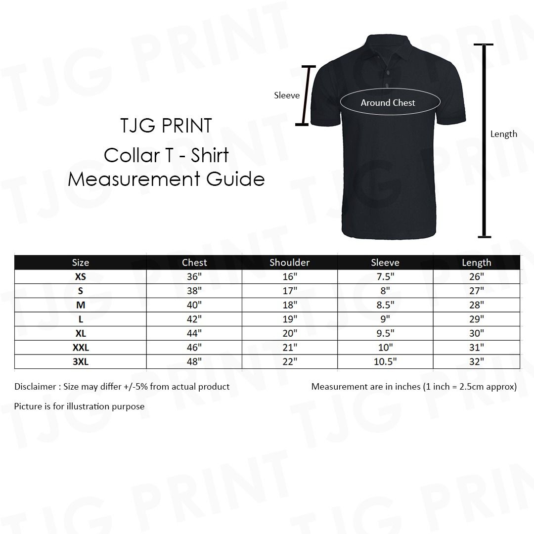 Custom Print Corporate Company Mandarin Collar Shirt (Category: Tshirts & Polo Shirts) located in Singapore. Submitted by tjgprint (Listing ID 1371253955, Image 2). Description: We offer printing services such as : Silkscreen, Vinyl Heat Transfer, Digital Heat Transfer, Embroidery, DTF Printing Send us your Design & Quantity Type of Material : 100% Microfibre Dri Fit Size : Unisex XS - 3XL Lead Time : 2 Weeks Or Less Urgent orders accepted, pleas