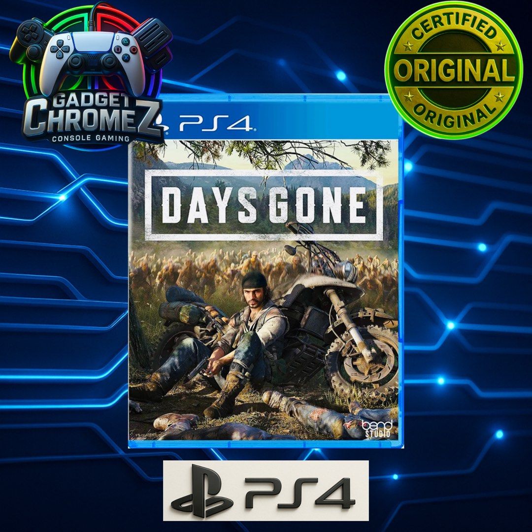 Days Gone | PS4 Game | BRANDNEW (Category: PlayStation) located in San Jose del Monte. Submitted by gadget_chromez (Listing ID 1039232081, Image 1). Description: DAYS GONE BRANDNEW / SEALED Physical Disc. Safely packed with 2 layers of thick bubble wrap for maximum protection upon shipping out..