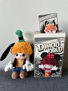 Popmart Goofy Dimoo World - Disney Series Vinyl Plush Keychain, Hobbies ...