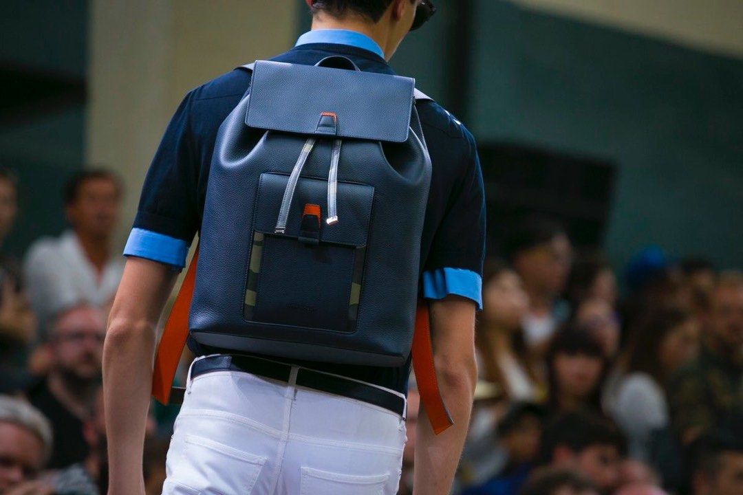 DIOR HOMME - S/S16 DAYPACK LEATHER BACKPACK (Category: Backpacks) located in Cavite. Submitted by _Gizmo (Listing ID 1371267798, Image 2). Description: Dior Homme - Daypack Leather Backpack One size Width: 12’ Inch Length: 16’ Inch Hem: 5.5’ Inch Well used | Good condition Minor rubs on corner please refer to all my uploaded photos..