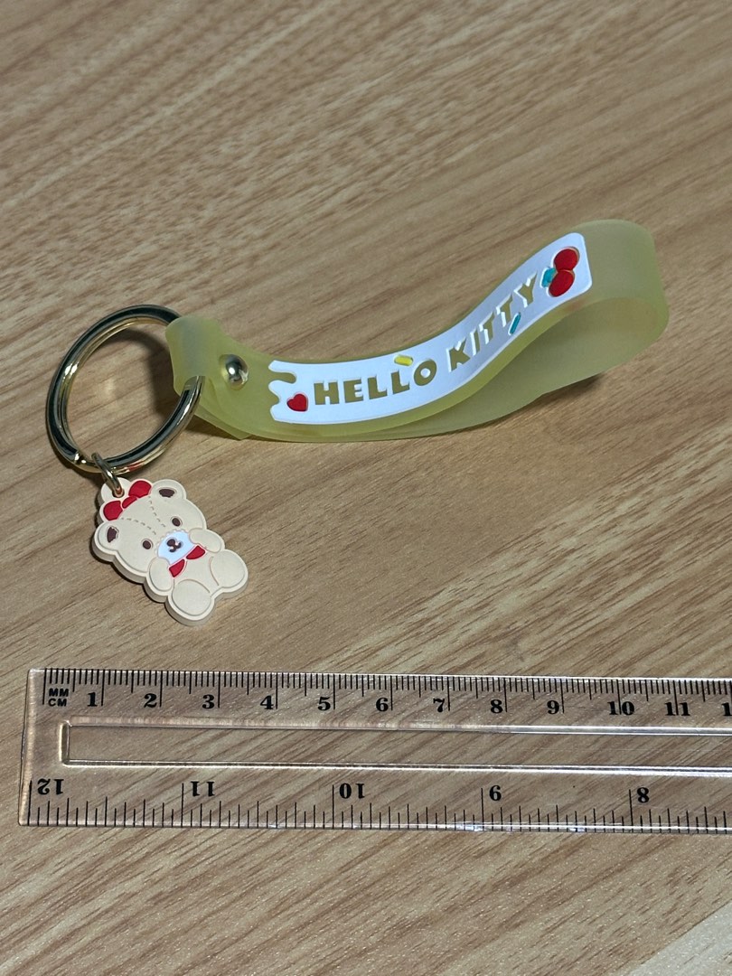 Hello kitty strap keychain with her teddybear, Hobbies & Toys, Toys ...