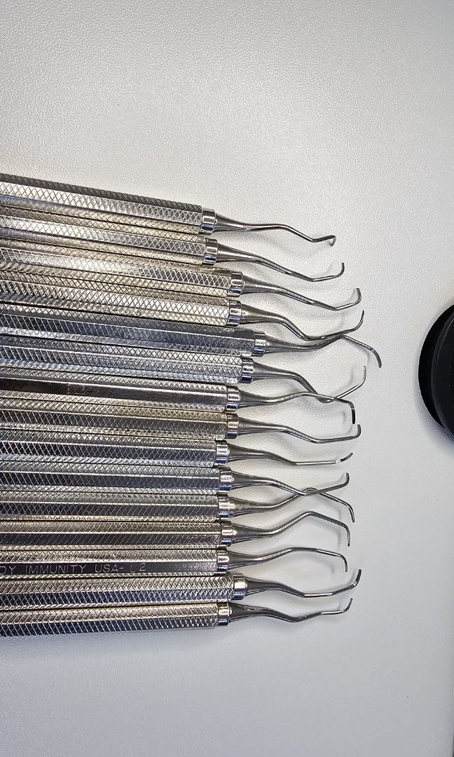 Hu friedy Gracey curatte (Category: Medical Supplies & Tools) located in Manila. Submitted by nasser320 (Listing ID 1371254251, Image 2). Description: For Sell Hu-Friedy brand Gracey curette and scalers In very good condition Very sharp thin handle ✨Gracey curatte 13 /14 ✨Gracey curatte 11/12 ✨Gracey curatte 7/8 ✨Gracey curatte 5/6 ✨Gracey curatte 15/16 ✨Gracey curatte 17/18 ✨Gracey curatte 3/4 📍500 pesos each only.
