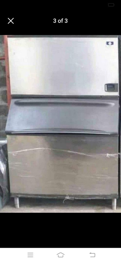 Ice machine (Category: Ice-cream Makers) located in Cavite. Submitted by carou68692 (Listing ID 1371190771, Image 3). Description: sale ice machine monitowoc 500kilos. full dice free diliver metro manila pero Ang install po nito my bayad pi pm nuo lang me.