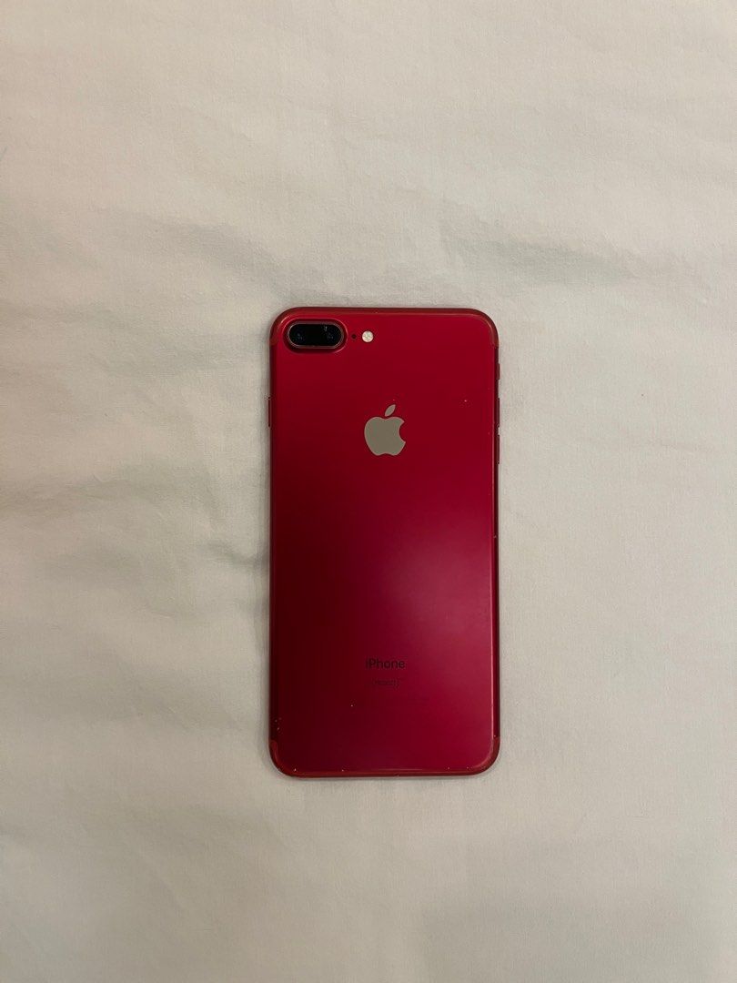 Iphone 7 plus (PRODUCT RED) (Category: iPhone 7 Series) located in Manila. Submitted by bingnthings (Listing ID 1371234282, Image 2). Description: Newly replaced original battery.