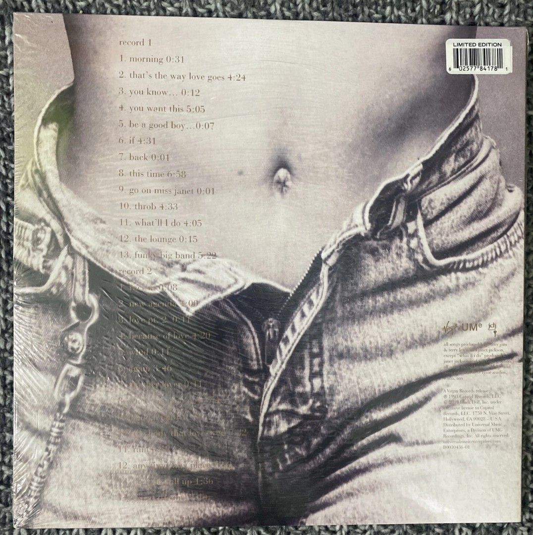 Janet Jackson - Janet vinyl (Category: Vinyls) located in Manila. Submitted by ramonrobin.cruz (Listing ID 1371344005, Image 2). Description: Janet Jackson - Janet (2LP) = ₱5,500 brand New sealed.