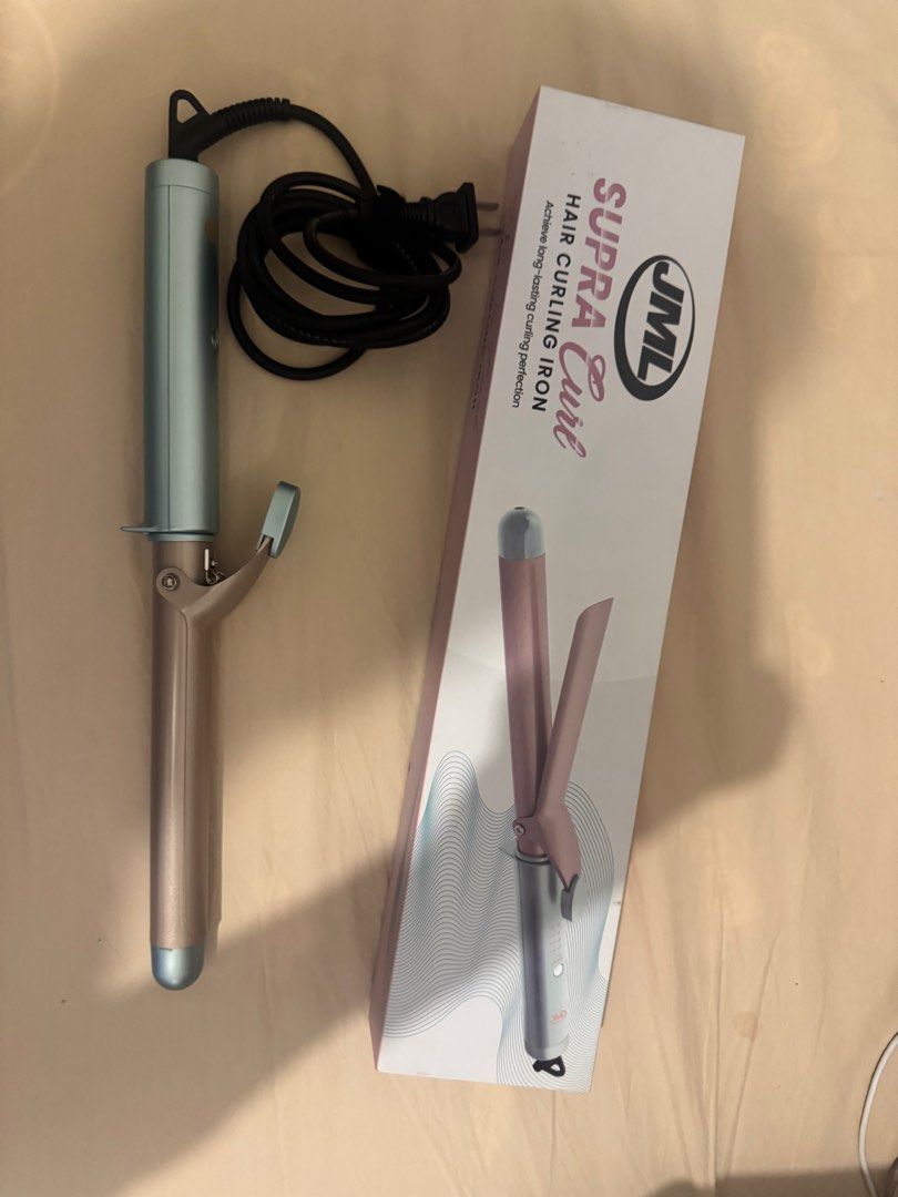 JML Supra Hair Curler (Category: Hair) located in Pasig City. Submitted by switbabyneth03 (Listing ID 1371246346, Image 3). Description: Negotiable Used once. Almost new. Bought last May 17, 2025 Watsons Rob Galleria RFS Prefers bigger curler.