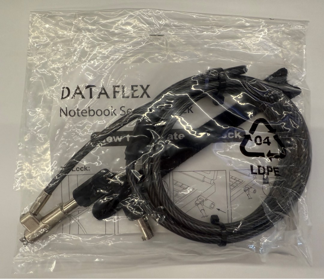 Dataflex Nano Ultra Slim Laptop Security Cable Lock DF73655B for Dell ...