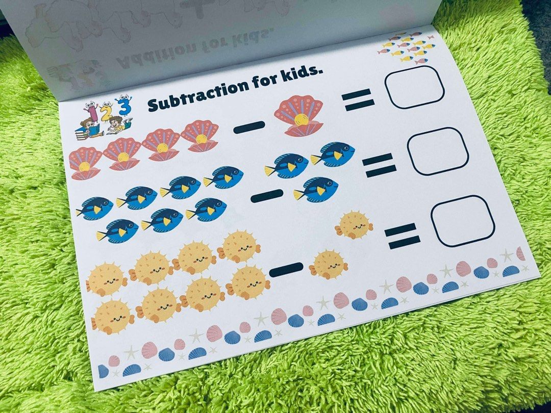 Math Book (Category: Children's Books) located in Singapore. Submitted by yncrafts17 (Listing ID 1371189986, Image 5). Description: Kids Math Book Pads .