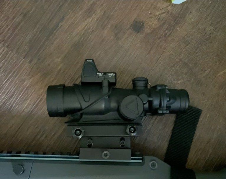Ta02 Rmr High Quality ACOG TA02 Replica with RMR on Top for Nerf and Gel ...