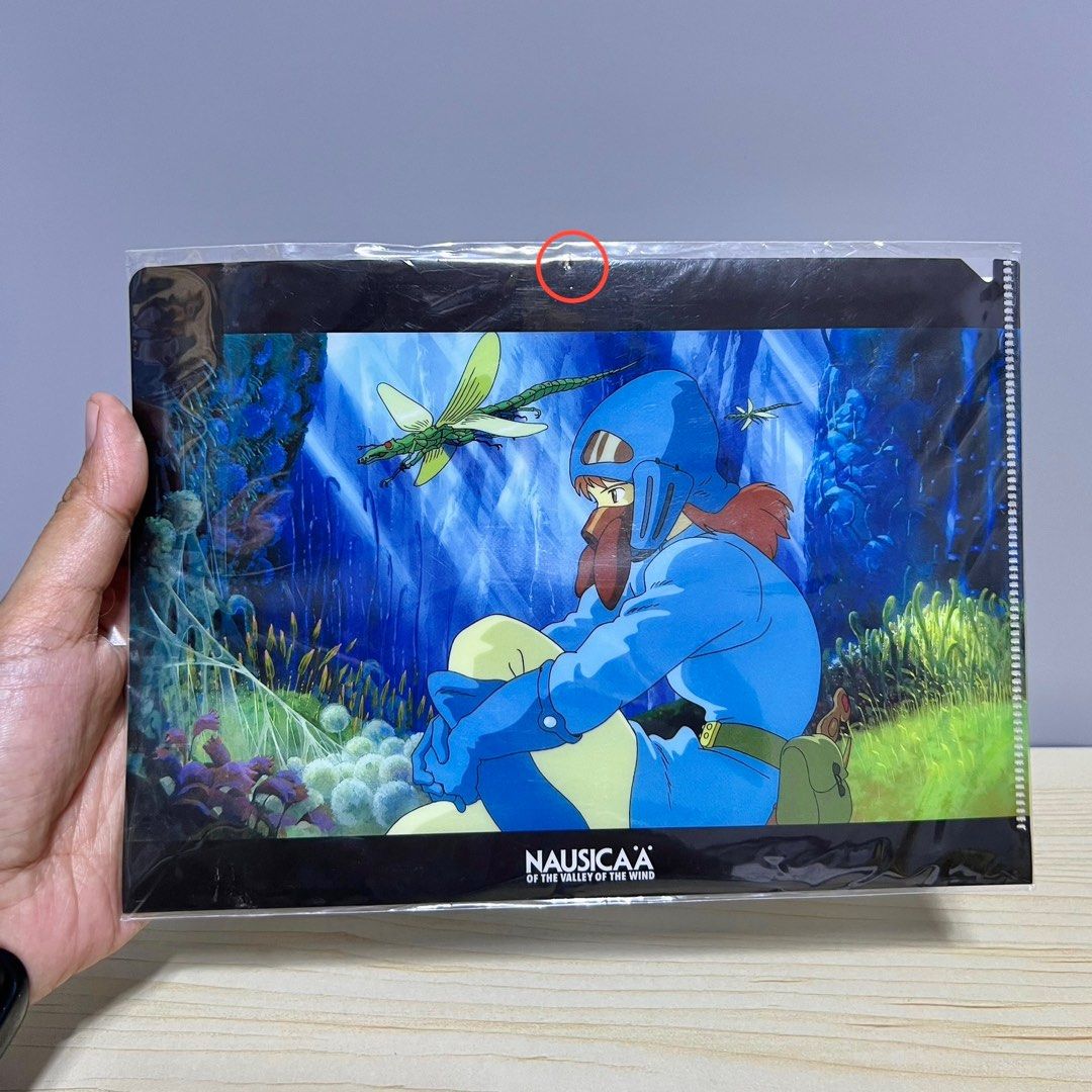 Official Studio Ghibli Nausicaa of the Valley of the Wind A5 Clear File ...