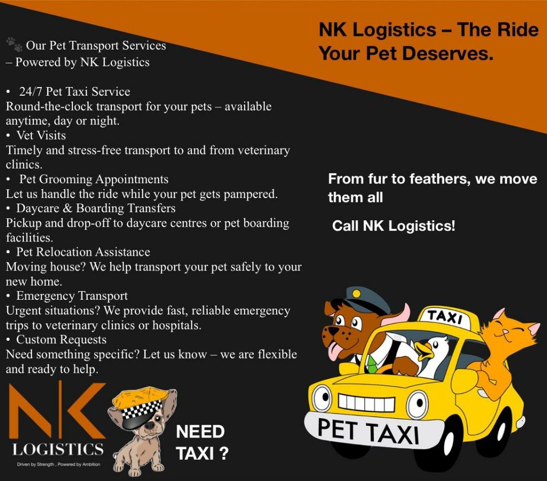Taxi Service Pets To Vets Taxi Pet Taxi