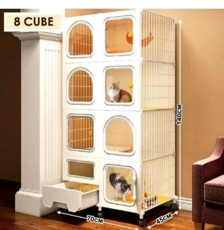Promo left 1 - 8 Cube Japanese Capsule Cat Condo (Category: Homes & Other Pet Accessories) located in Singapore. Submitted by furnituresalestore (Listing ID 1371284425, Image 1). Description: self assemble =$258 free assemble =$299 Brand New, Ready Stock, FreeDelivery: 3-5working days. Full payment before delivery **** T&Cs apply. Pls read General Terms and Policies as stated in Carousell Bio.