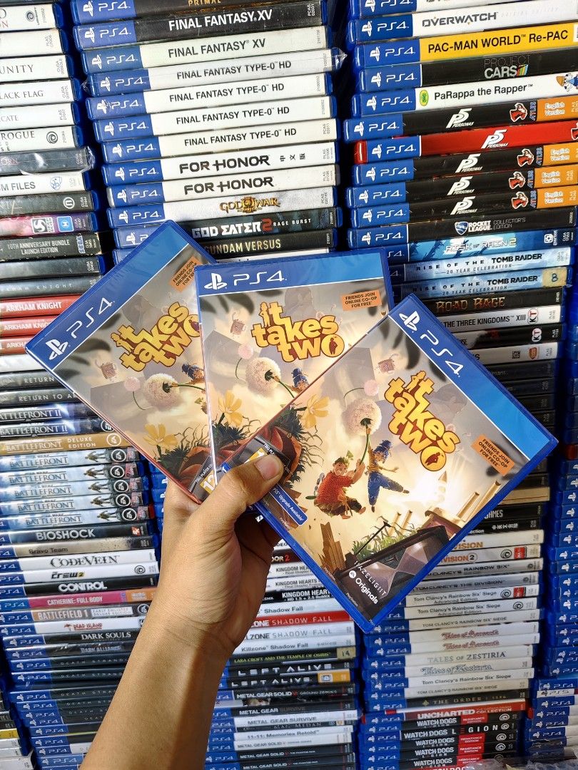 PS4 IT TAKES TWO / SEALED (Category: PlayStation) located in Manila. Submitted by mikkolosg20176 (Listing ID 1371179265, Image 1). Description: TRADE OR SALE GAME PRICE: 1,290 📍 SHIPPING OR PICKUP 📍 BAGUMBAYAN TAGUIG 📍PIN LOCATION: MCG PURPLE GAMING TAGUIG.
