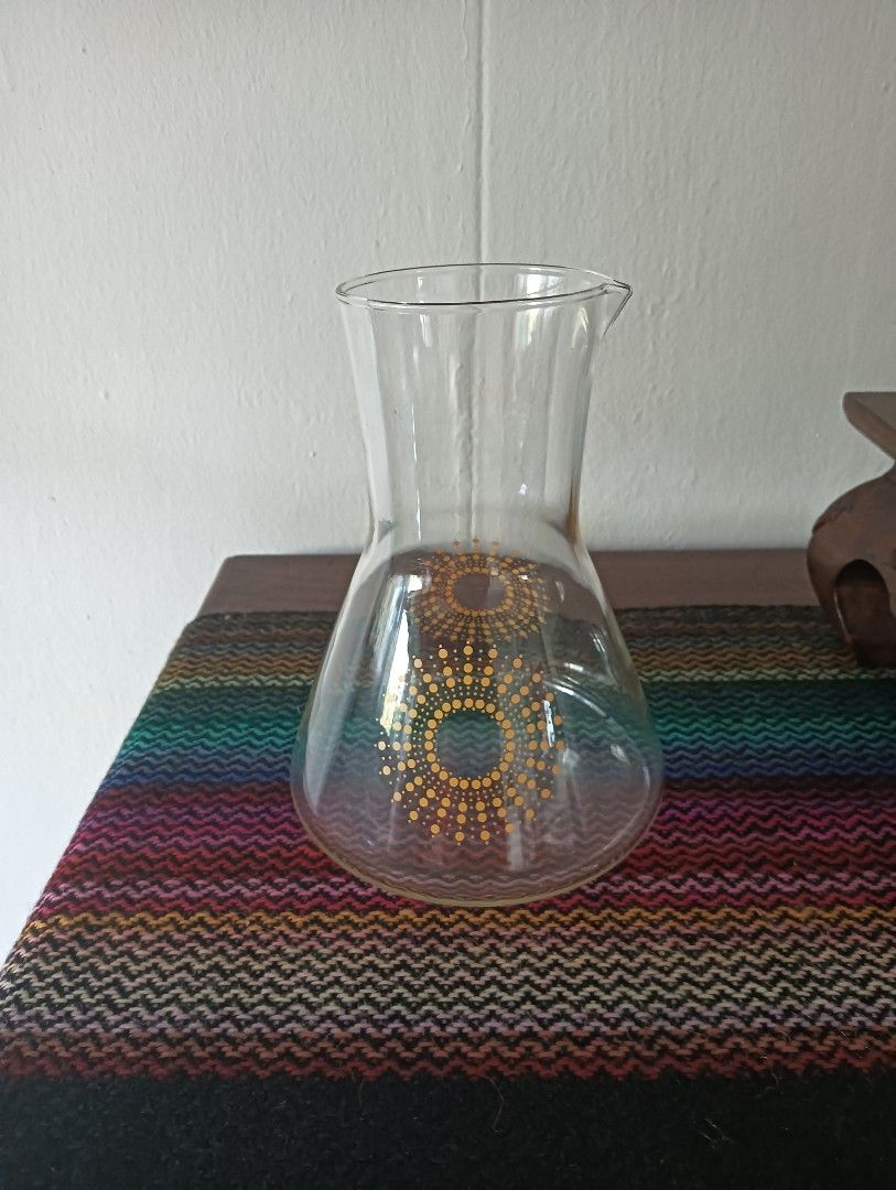Pyrex glass pitcher